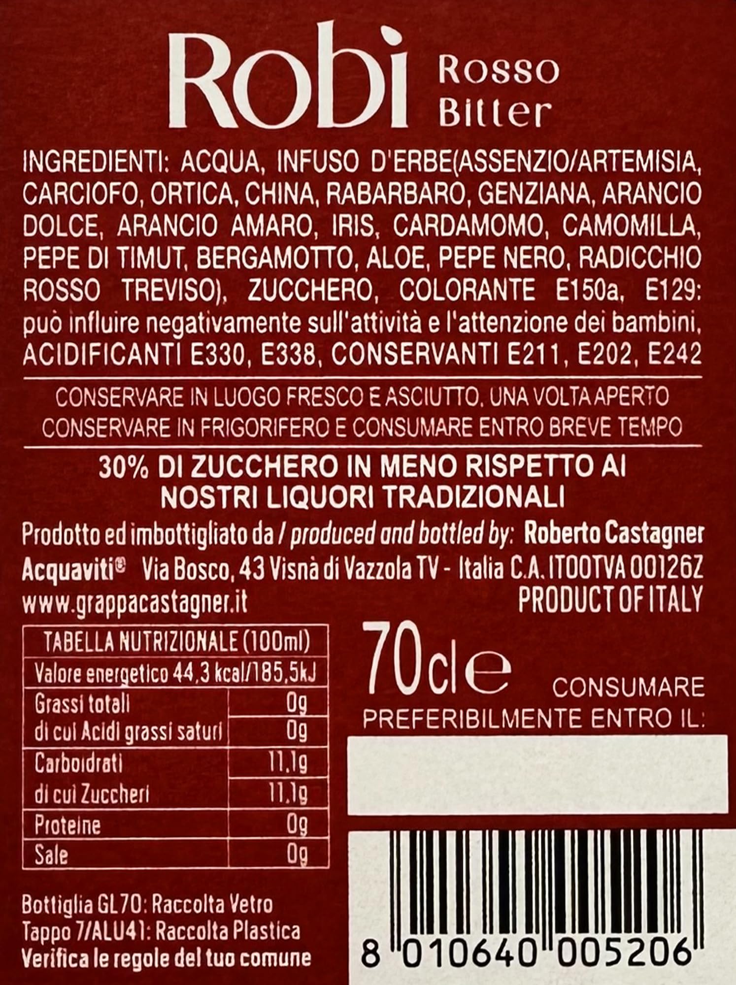 castagner-rob-bitter-aperitivo-analcolico-700-ml-zero-alcol image 5
