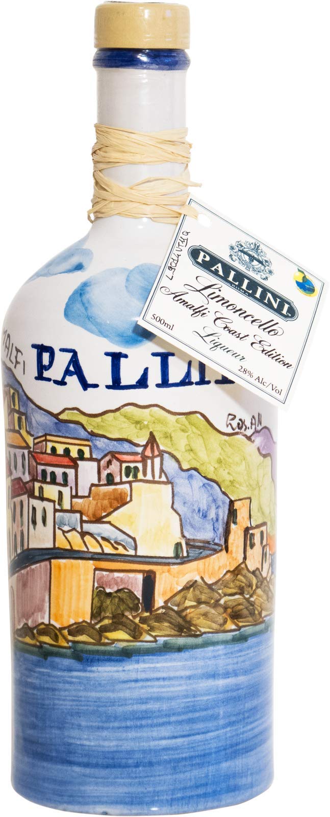 pallini-limoncello-50-cl-bottiglia-in-ceramica-dipinta-a-mano-limited-edition image 2