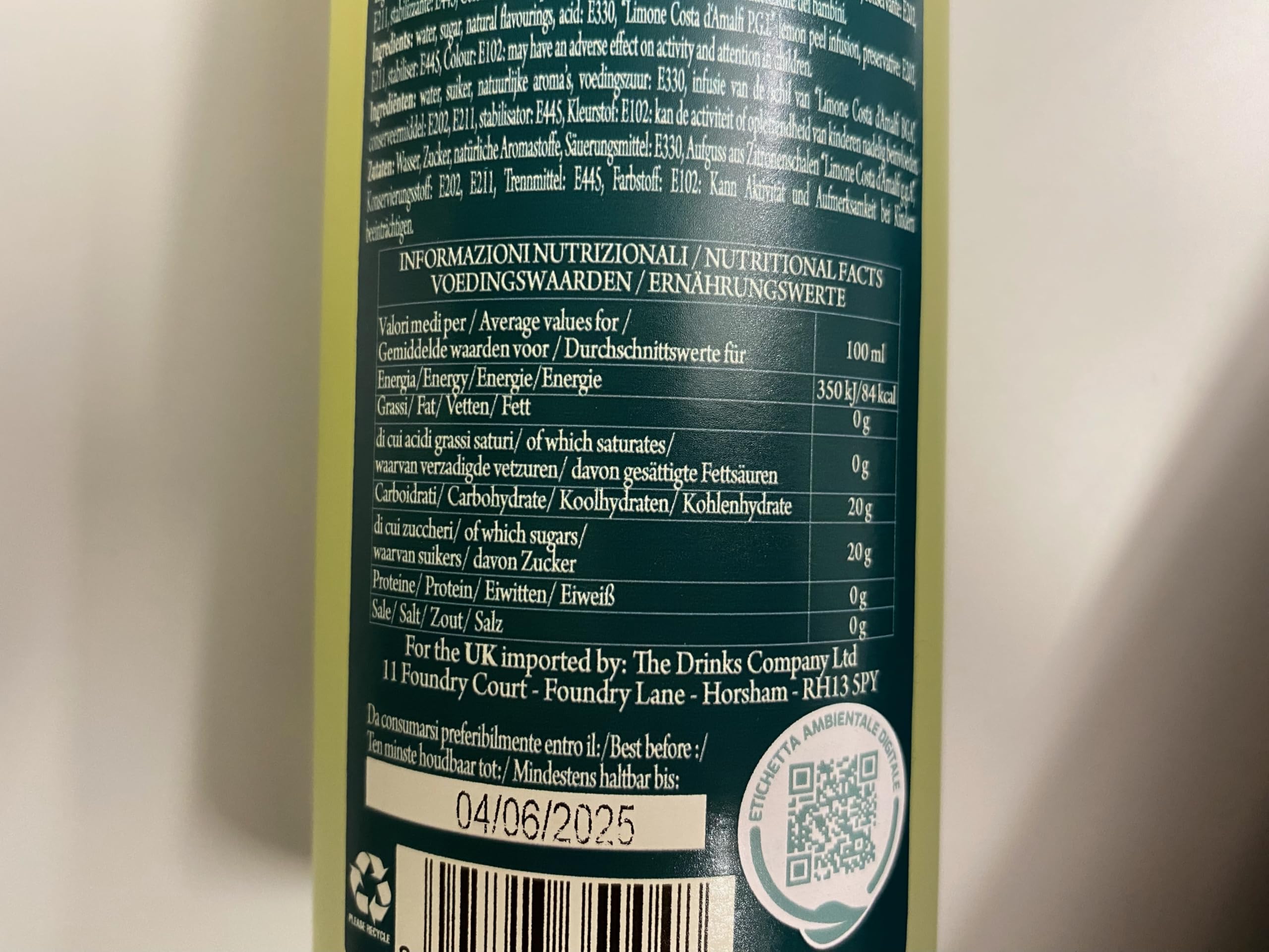 pallini-limonzero-limoncello-analcolico-500-ml image 2
