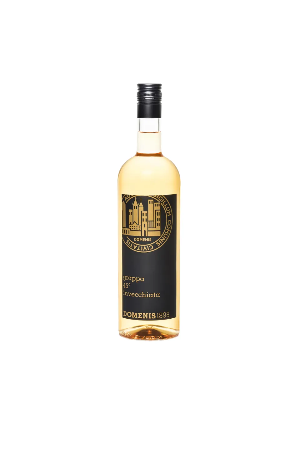 domenis1898-tradizione-45-grappa-invecchiata-in-botte-di-legno image 1