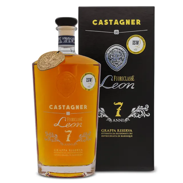 castagner-fuoriclasse-leon-grappa-riserva-7-anni-700-ml-38-con-astuccio image 1