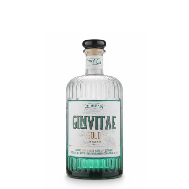 castagner-gin-vitae-gold-700-ml-43-premium-dry-gin-italiano image 1
