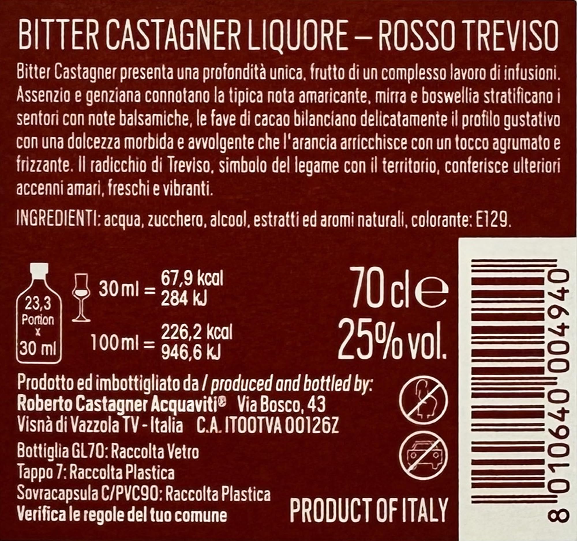 castagner-bitter-rosso-treviso-700-ml-25-per-aperitivo image 6