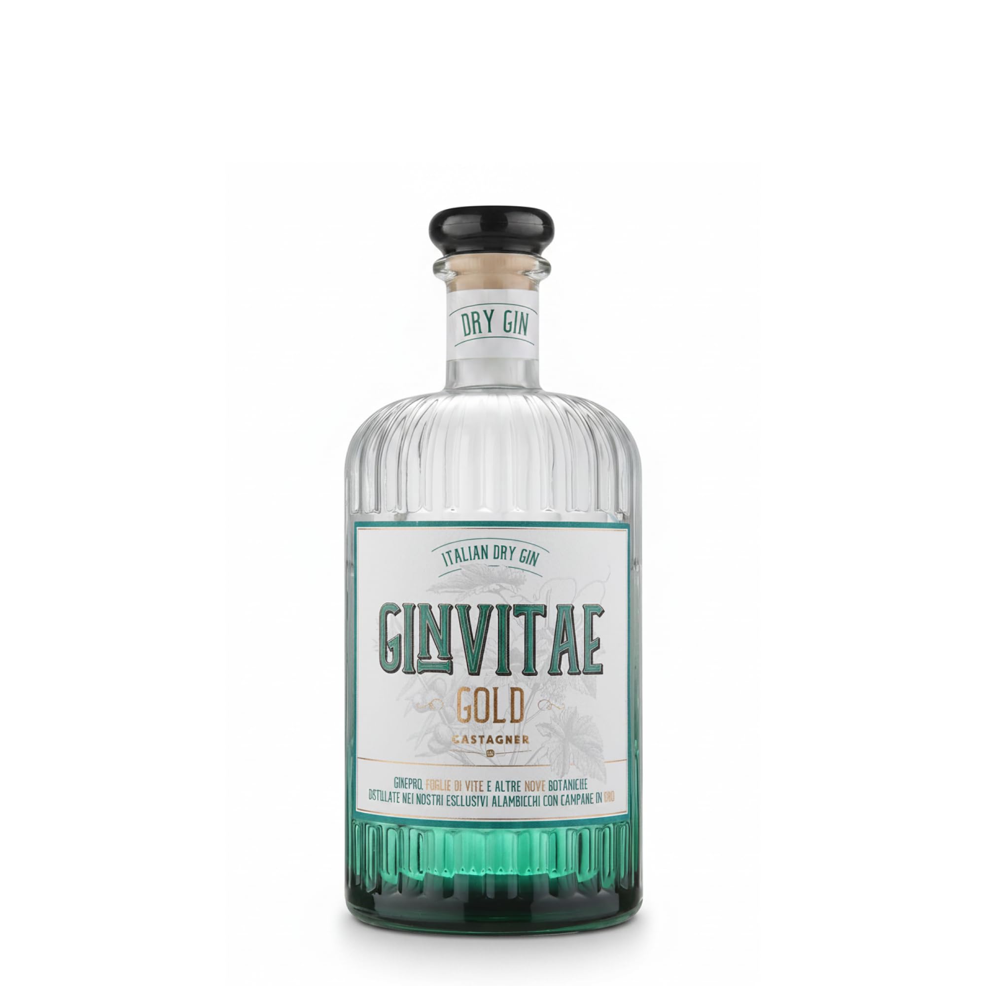 castagner-gin-vitae-gold-700-ml-43-premium-dry-gin-italiano image 1