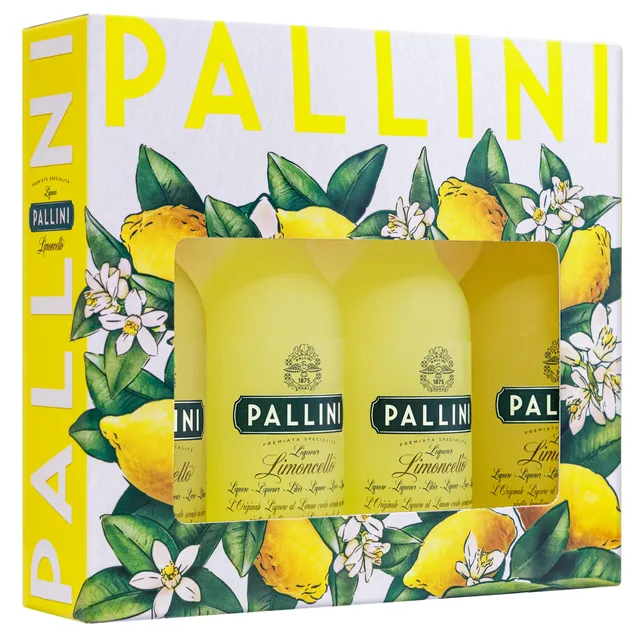 pallini-limoncello-mini-4x50ml-liquore-al-limone-costa-d-amalfi-igp-26-vol image 1