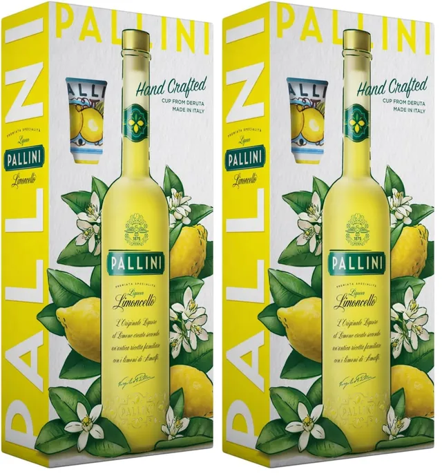 pallini-limoncello-costa-d-amalfi-igp-26-vol-500-ml-tazzina-deruta image 1