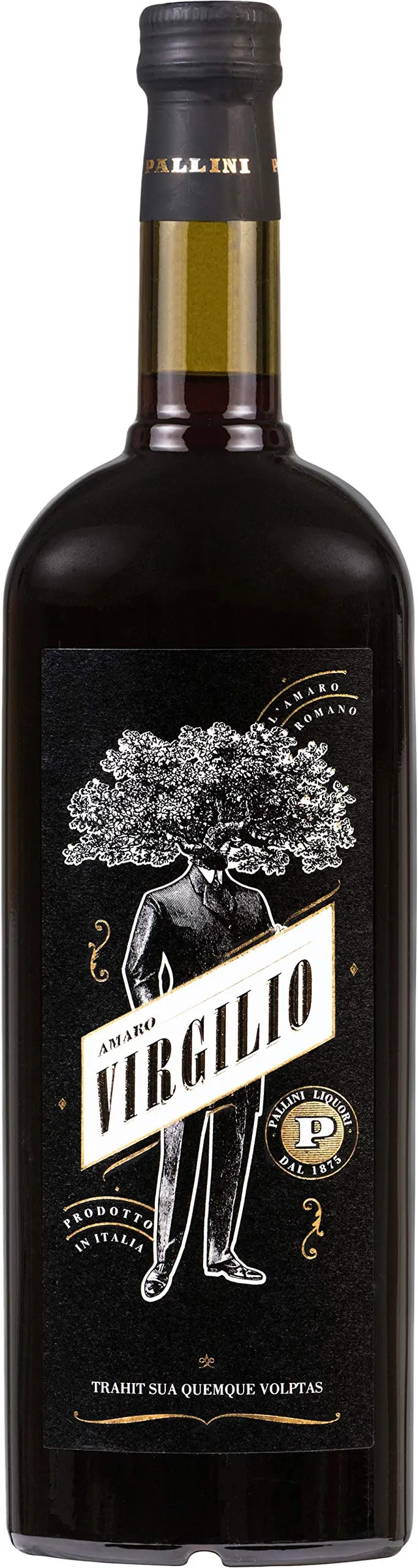 pallini-amaro-virgilio-70-cl-32-amaro-alle-spezie-edizione-dedica image 1